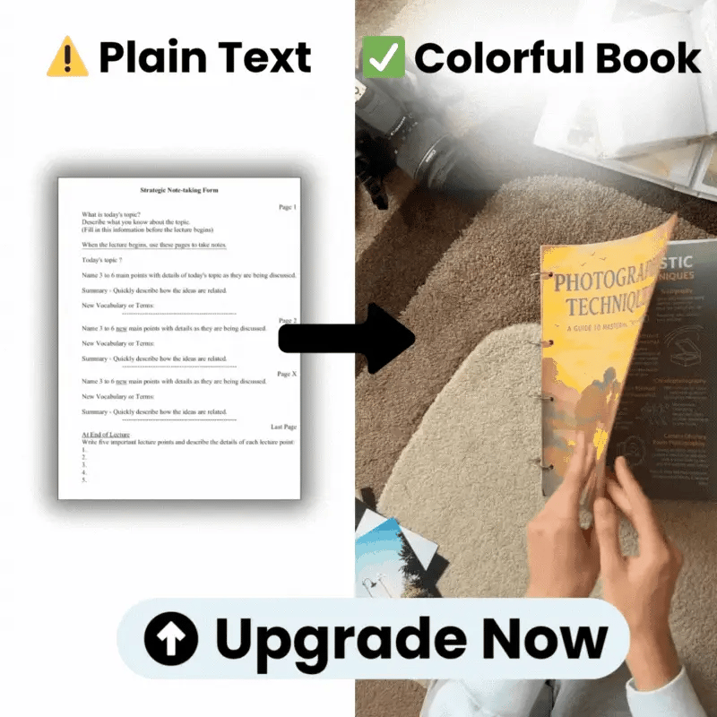 Upgrade From Advanced Black And White Notes To 1.000+ Colorful Beginner Friendly Notes