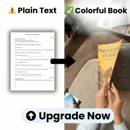 Upgrade From Advanced Black And White Notes To 1.000+ Colorful Beginner Friendly Notes